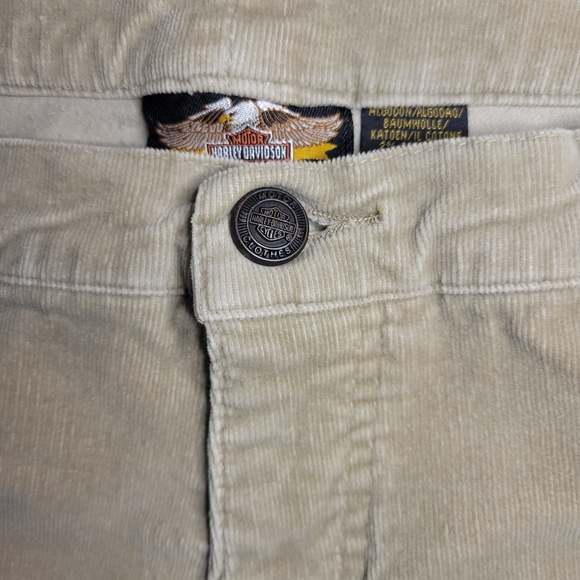 Harley-Davidson Tan Corduroy Pants - Picture 4 of 8